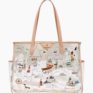 Spartina 449 Clear Beach Tote- Northeastern Harbors
